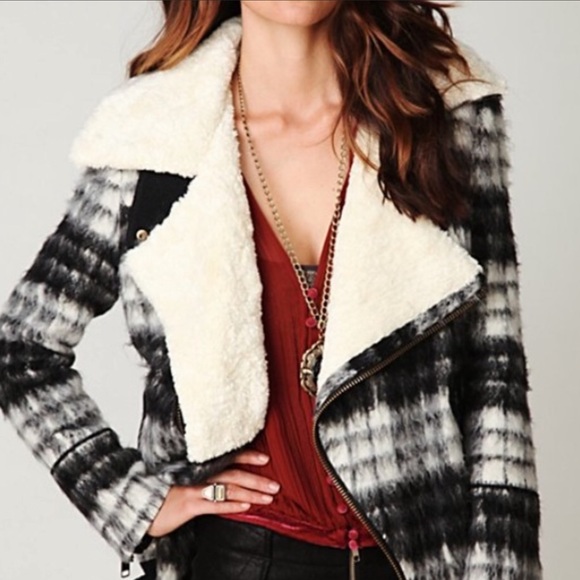 Free People Oversized Plaid Jacket - Picture 2 of 8